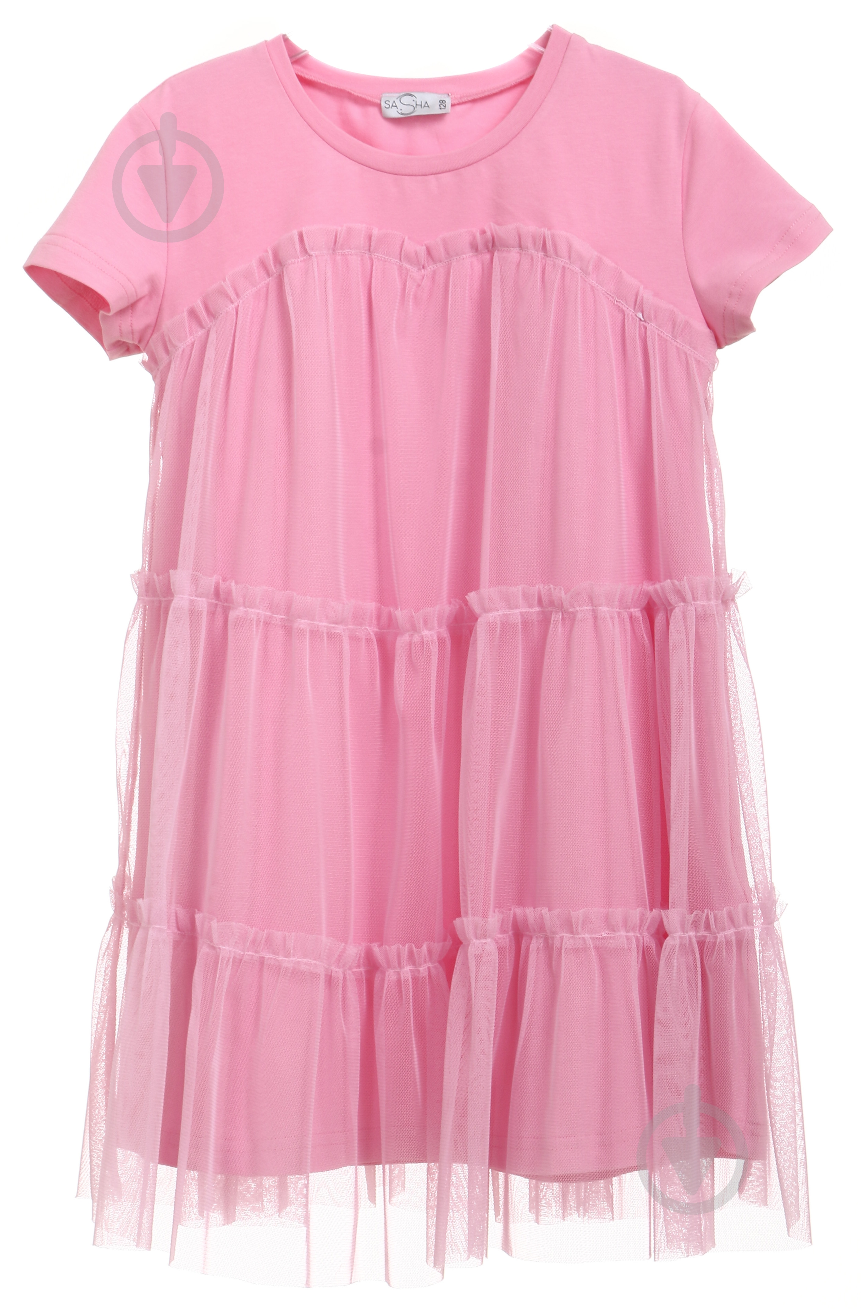 Платье Sasha р.128 розовый 4689/2 - фото 1