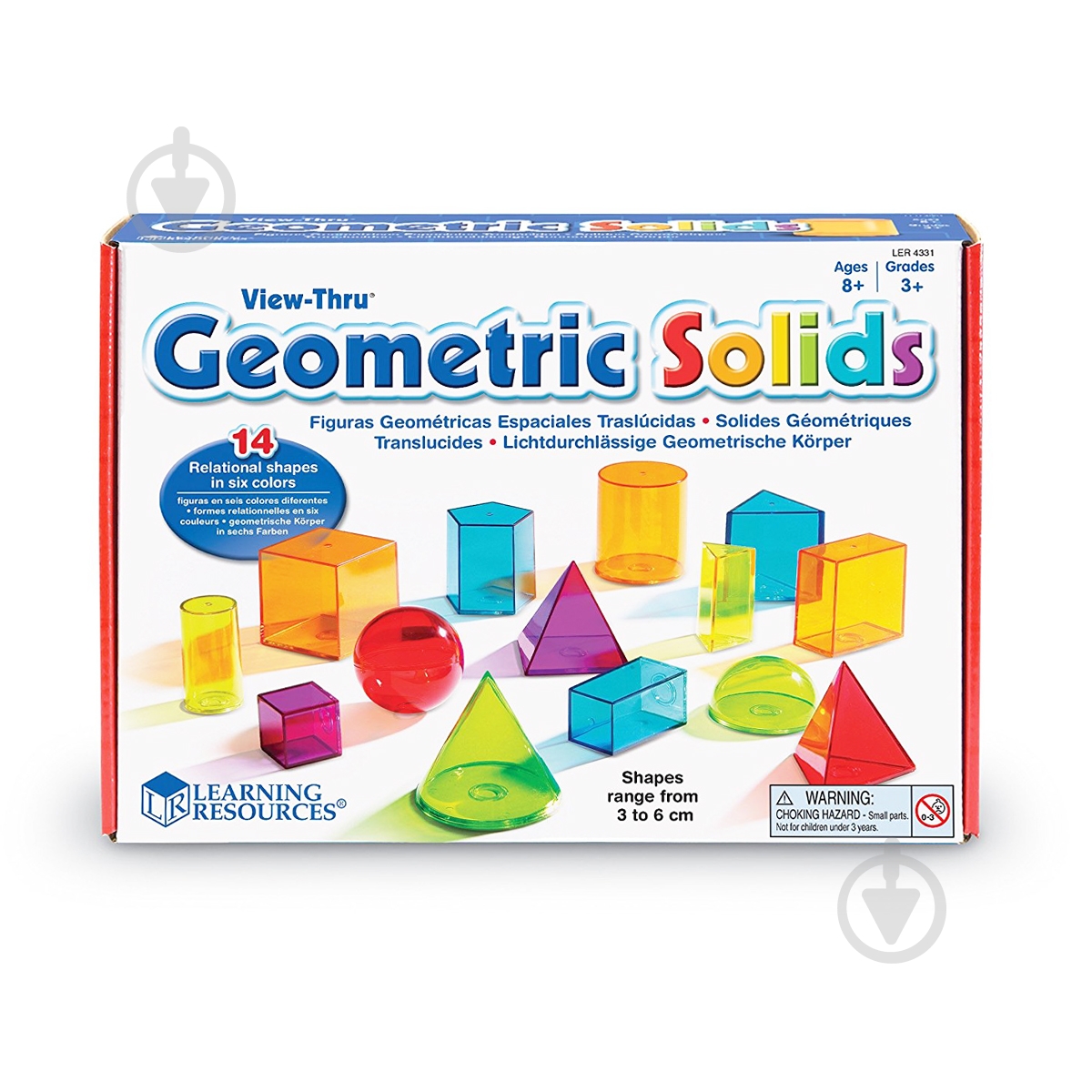Обучающий игровой набор Learning Resources 3D Геометрия LER4331 - фото 1
