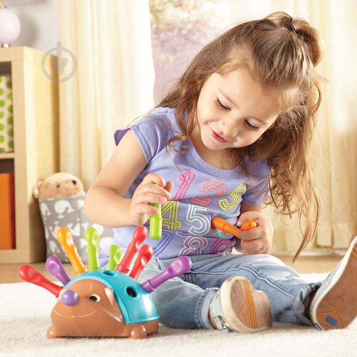 Обучающий игровой набор Learning Resources сортер Веселый Ежик LER8904 - фото 6