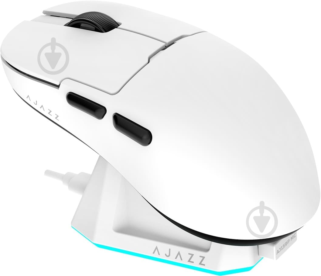 Мишка бездротова Ajazz AJ159P MC -3 Mod-White-3311 Charging Dock white (AJ159P-MC-W) - фото 1 Мишка бездротова Ajazz AJ159P MC -3 Mod-White-3311 Charging Dock white (AJ159P-MC-W) - фото 1