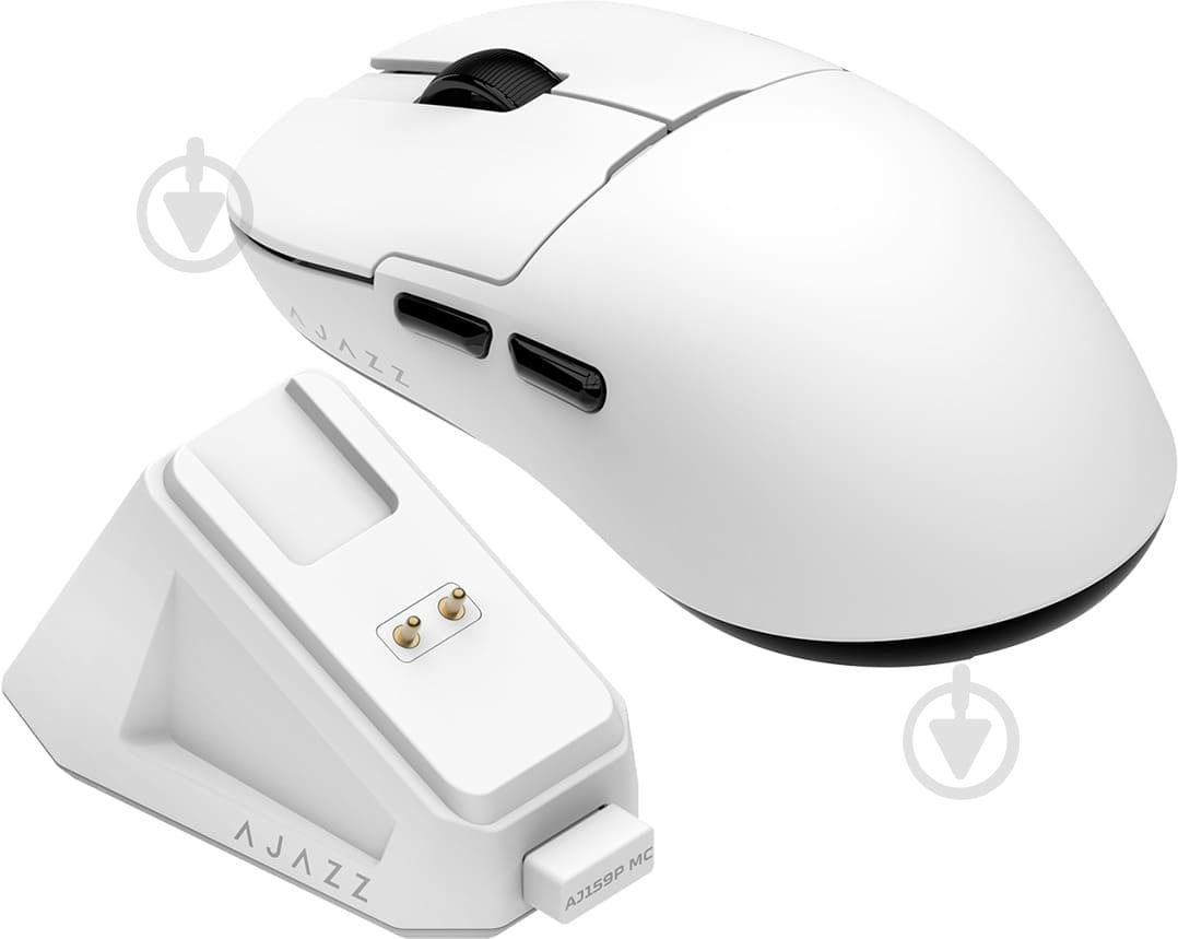 Мишка бездротова Ajazz AJ159P MC -3 Mod-White-3311 Charging Dock white (AJ159P-MC-W) - фото 4 Мишка бездротова Ajazz AJ159P MC -3 Mod-White-3311 Charging Dock white (AJ159P-MC-W) - фото 4