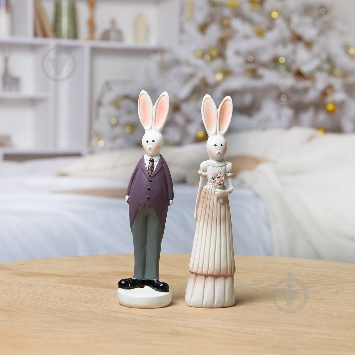 Набір статуеток MVM DH-ST-01 кролики 15х3,5 см різнокольоровий - фото 4
