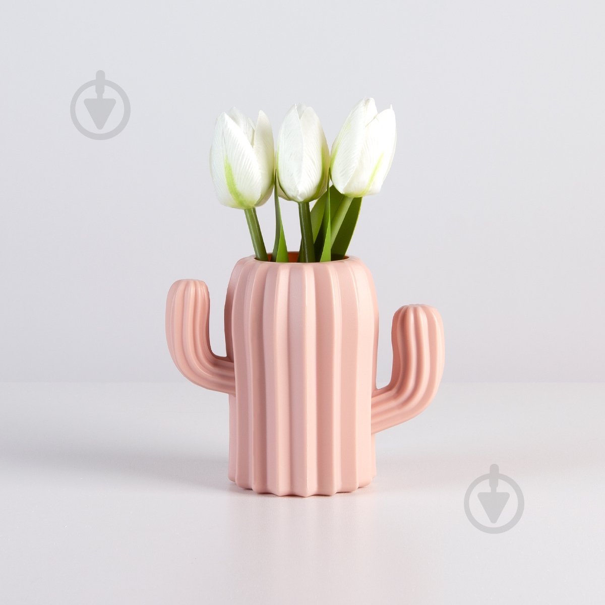 Ваза пластиковая MVM DH-FLOWERS-02 PINK 11 см DH-FLOWERS-02 PINK - фото 2
