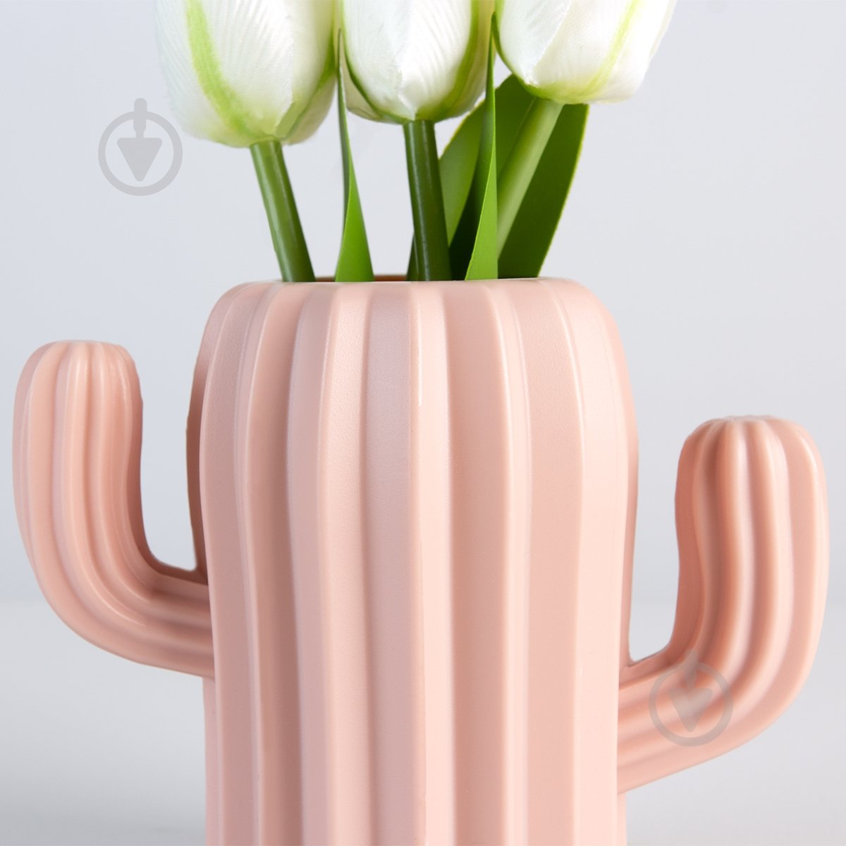 Ваза пластиковая MVM DH-FLOWERS-02 PINK 11 см DH-FLOWERS-02 PINK - фото 3