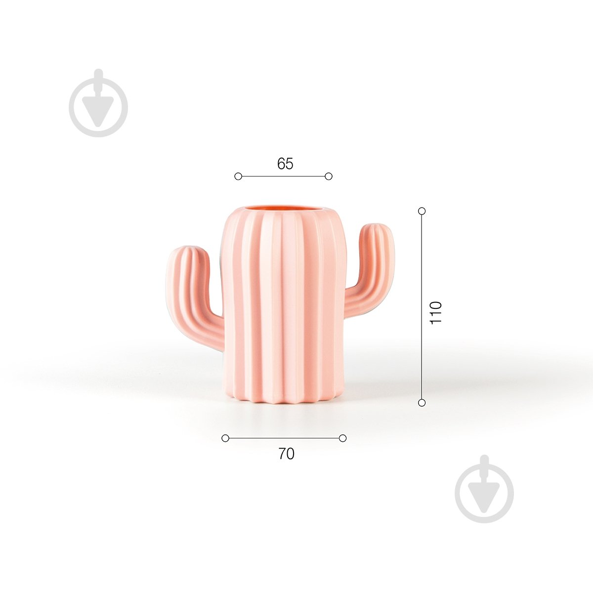 Ваза пластиковая MVM DH-FLOWERS-02 PINK 11 см DH-FLOWERS-02 PINK - фото 4