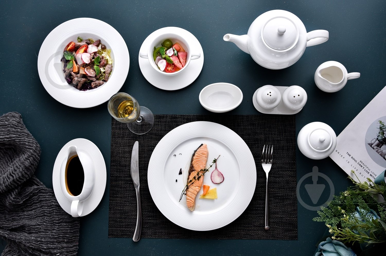 Тарілка десертна Fiora Diamond 20 см BA2081-2 - фото 5