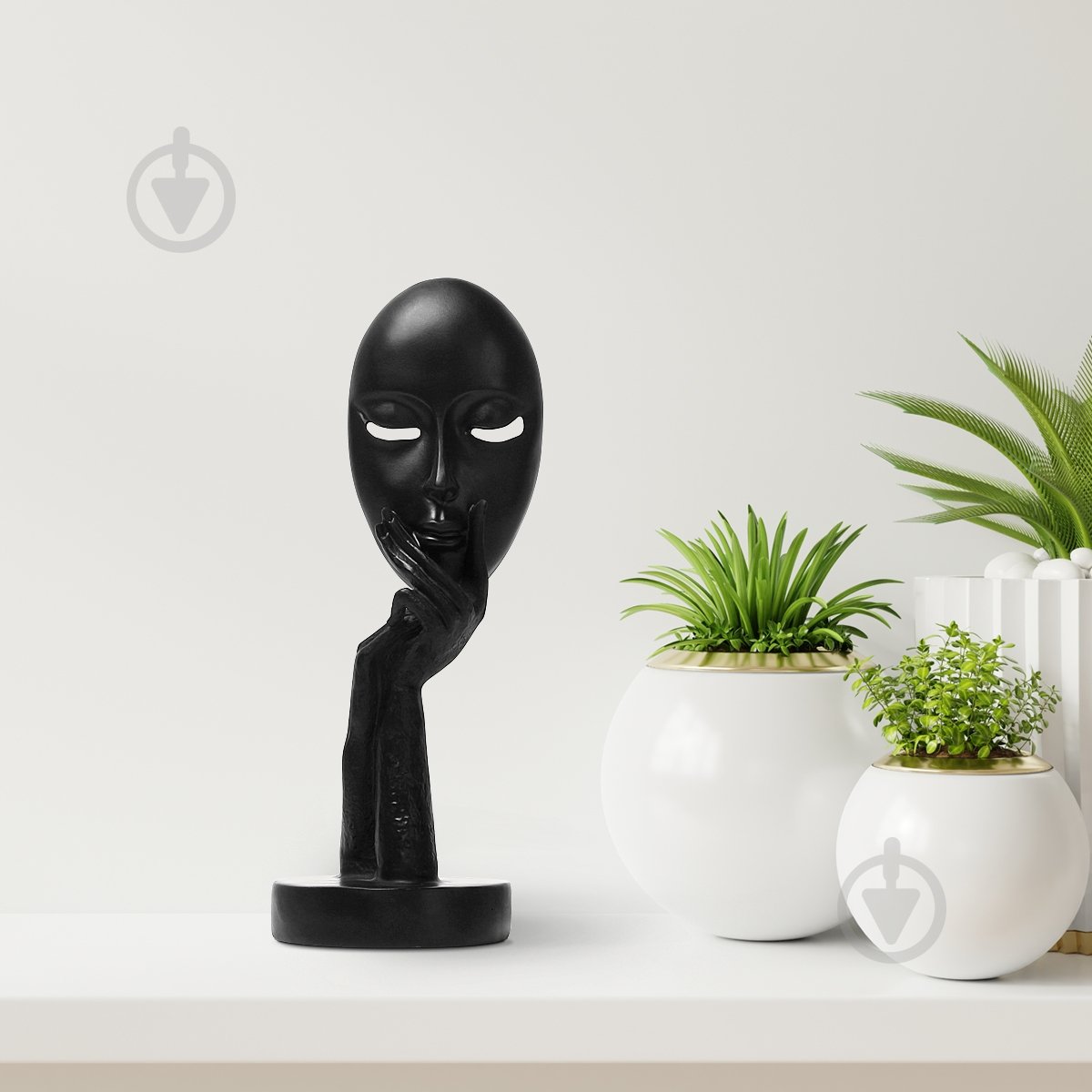 Статуэтка MVM DH-ST-03 маска 28х10 см черный - фото 2 Статуэтка MVM DH-ST-03 маска 28х10 см черный - фото 2