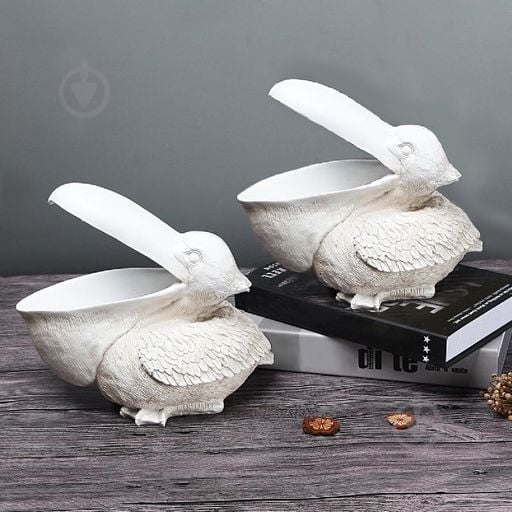 Статуэтка MVM DH-ST-04 пеликан 20,5х22,5 см белый - фото 3