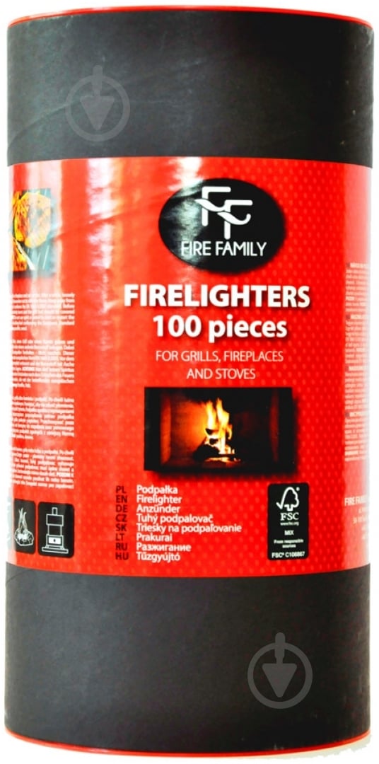 Подпалка для камина и печи 100 шт. - фото 1