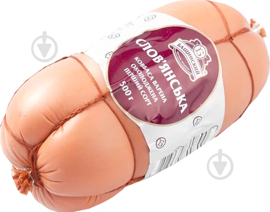 Колбаса ТМ Бащинский Славянская вареная 1 сорта (673) - фото 1