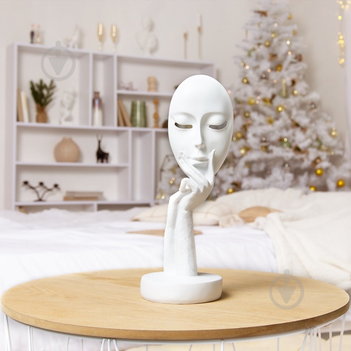 Статуэтка MVM DH-ST-03 маска 28х10 см белый - фото 4 Статуэтка MVM DH-ST-03 маска 28х10 см белый - фото 4