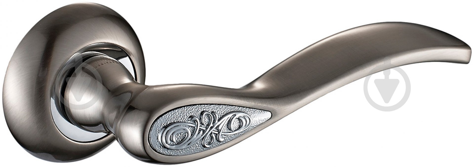 Ручка на розетке MVM Z-1313 матовый никель/хром - фото 1