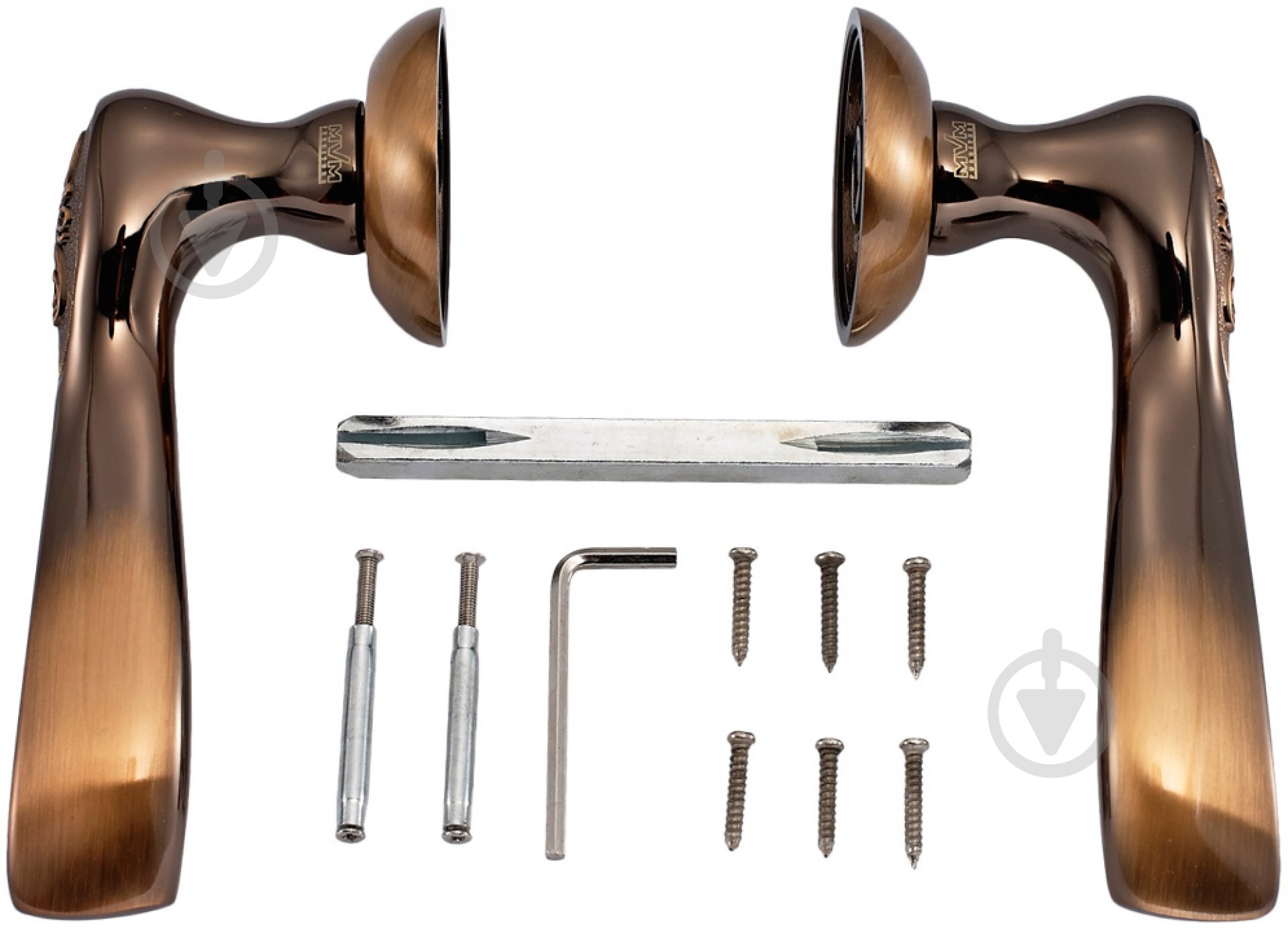 Ручка на розетці MVM Z-1313 полірована бронза - фото 4 Ручка на розетці MVM Z-1313 полірована бронза - фото 4