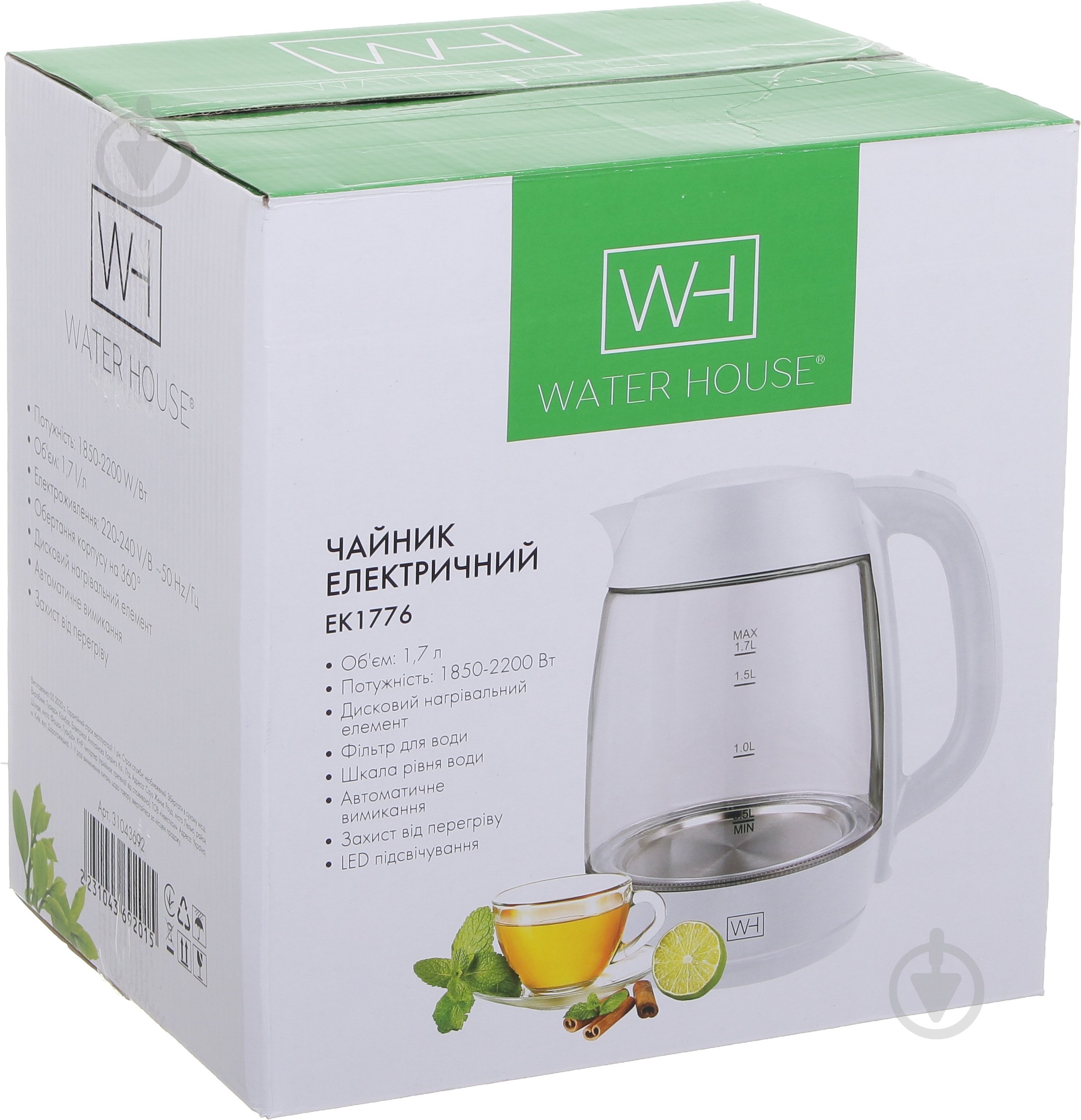 Электрочайник Water House EK1776 - фото 6