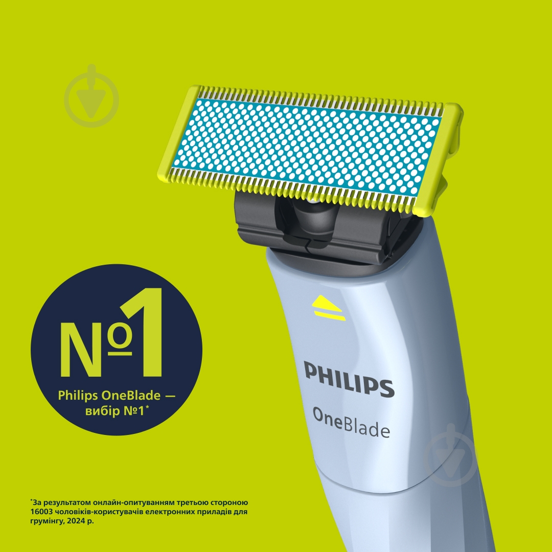 Лезвия сменные Philips OneBlade QP235/50 3 шт. - фото 12