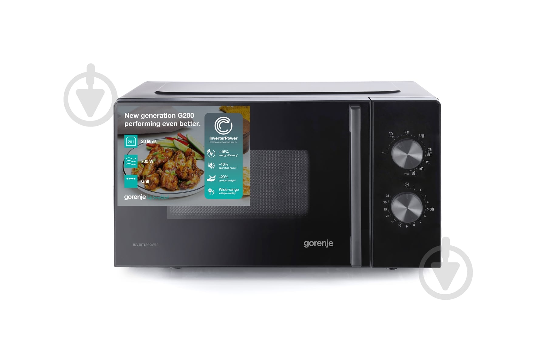 Микроволновая печь Gorenje MO20E2B5 - фото 4
