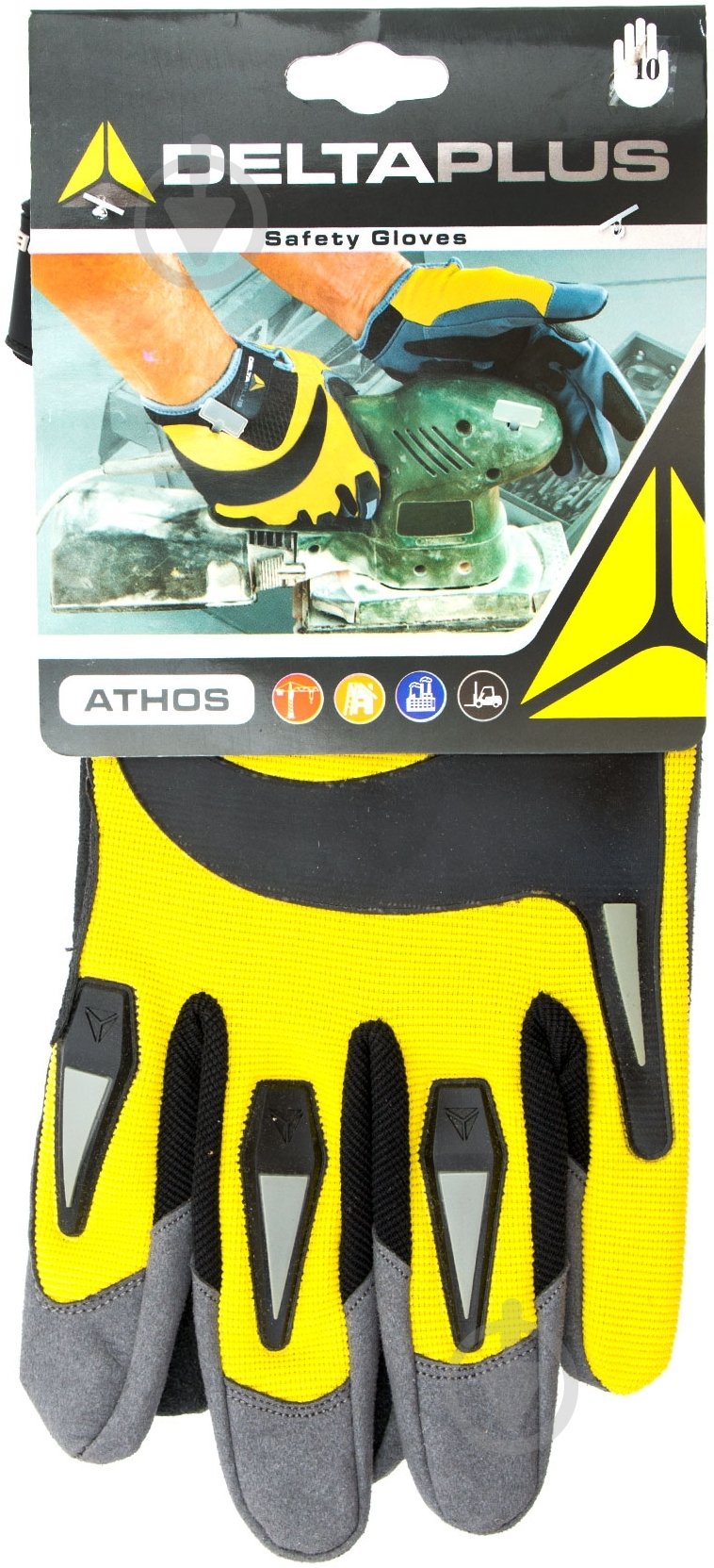Рукавички Delta Plus VV902JA антивібраційні з покриттям поліамід XL (10) VV902JA10 - фото 3