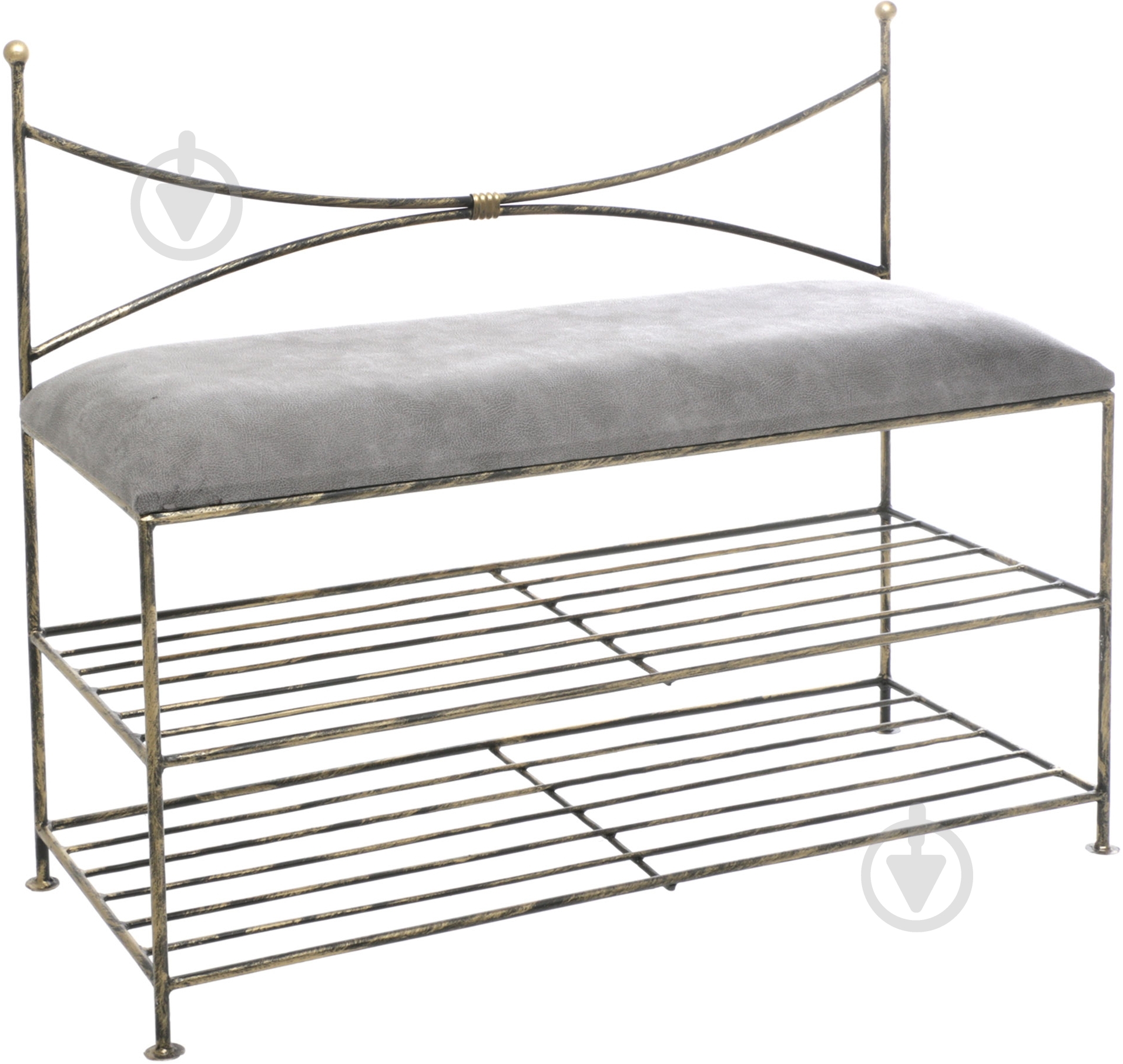 Подставка для обуви Метал Арт Марсель 900x300x800 мм черный (27069/ч) - фото 1