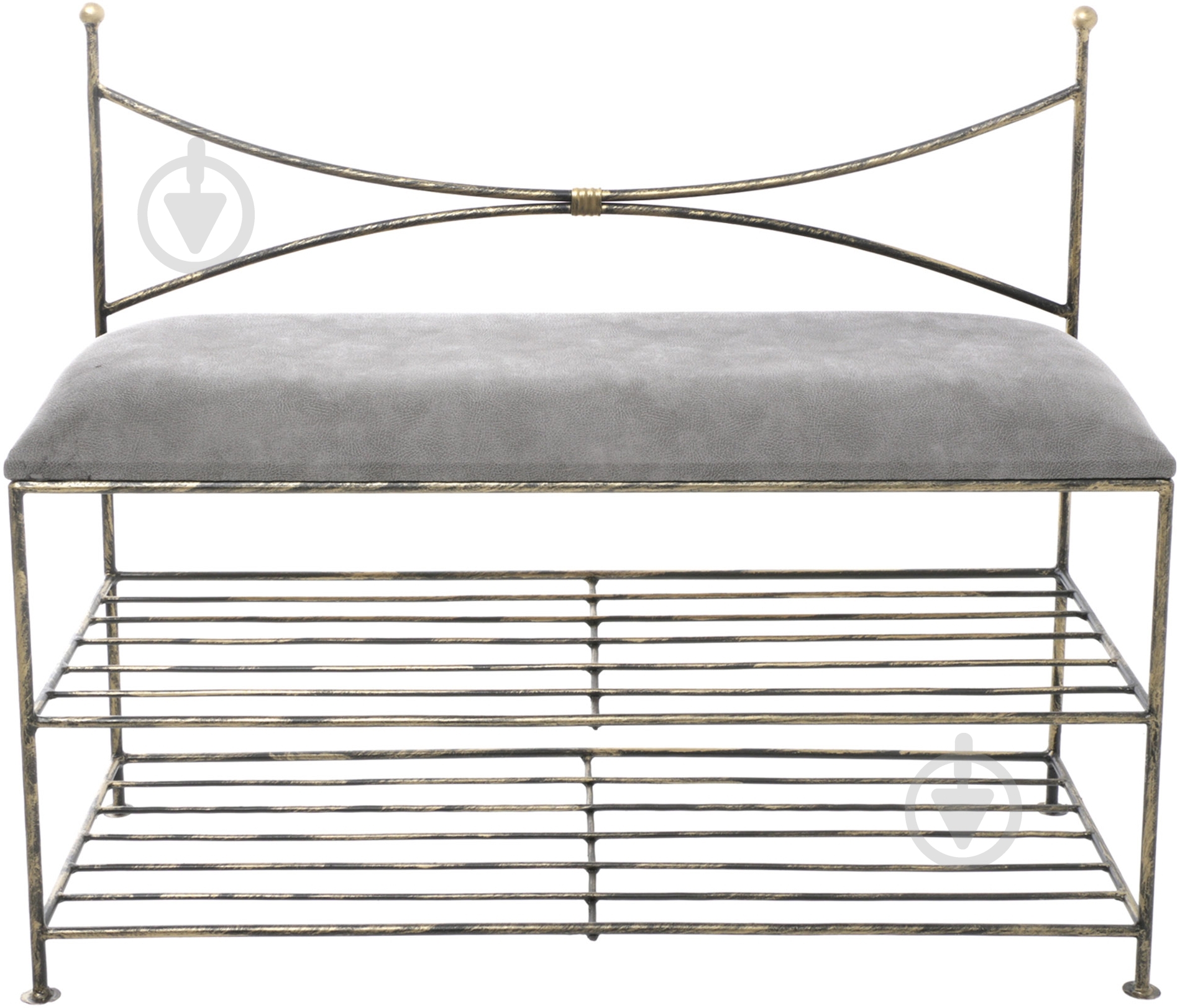 Подставка для обуви Метал Арт Марсель 900x300x800 мм черный (27069/ч) - фото 2