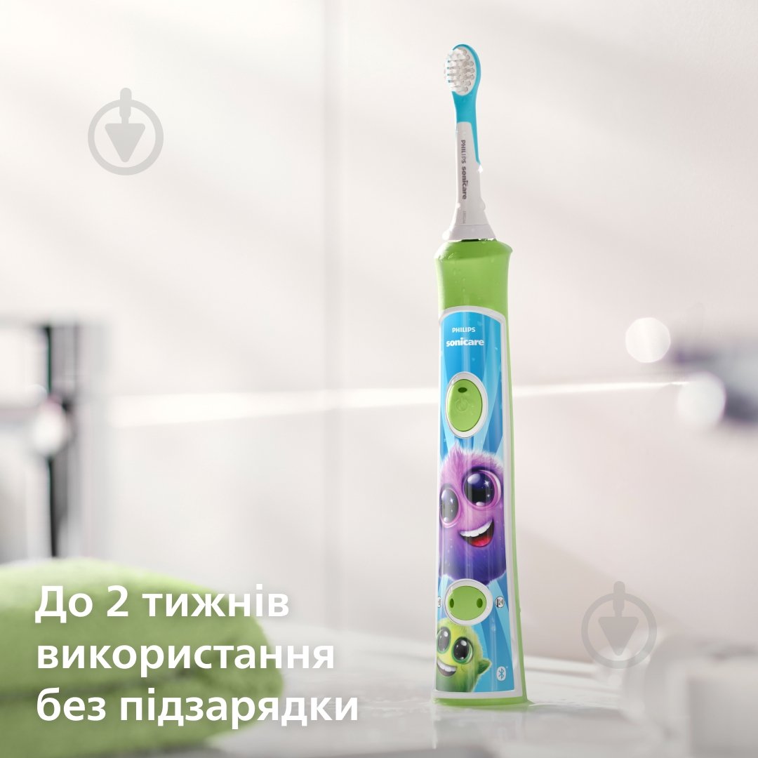 Електрична зубна щітка дитяча Philips Sonicare HX6352/11 - фото 7