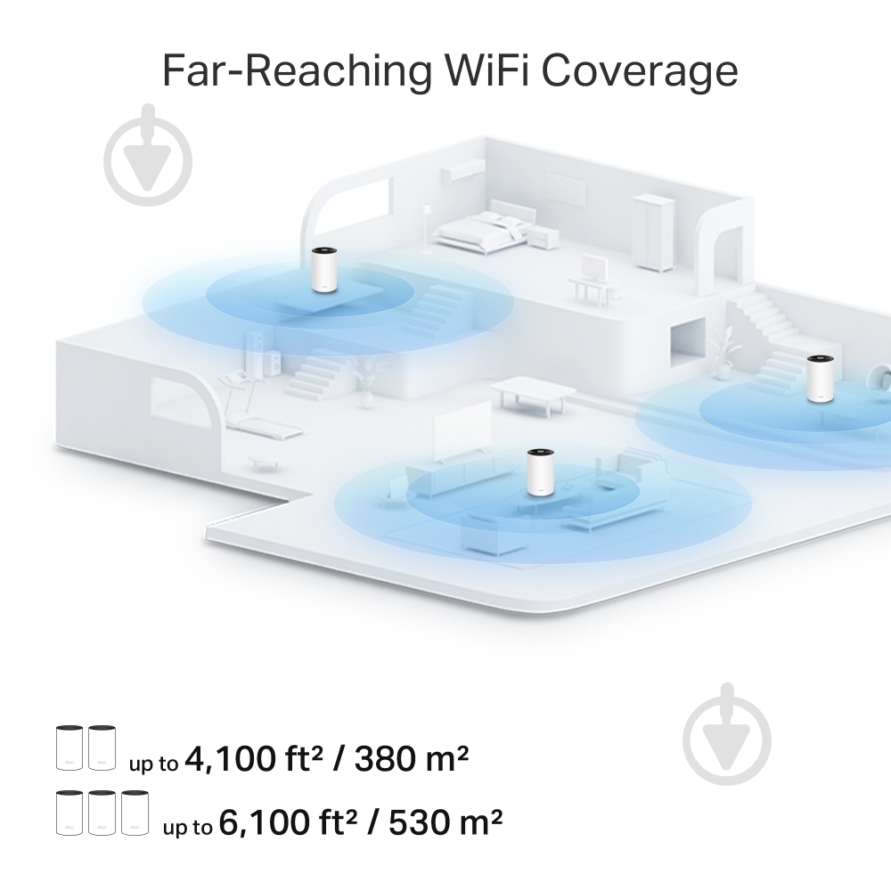 Система Wi-Fi Mesh TP-Link DECO-PX10-3-PACK - фото 5