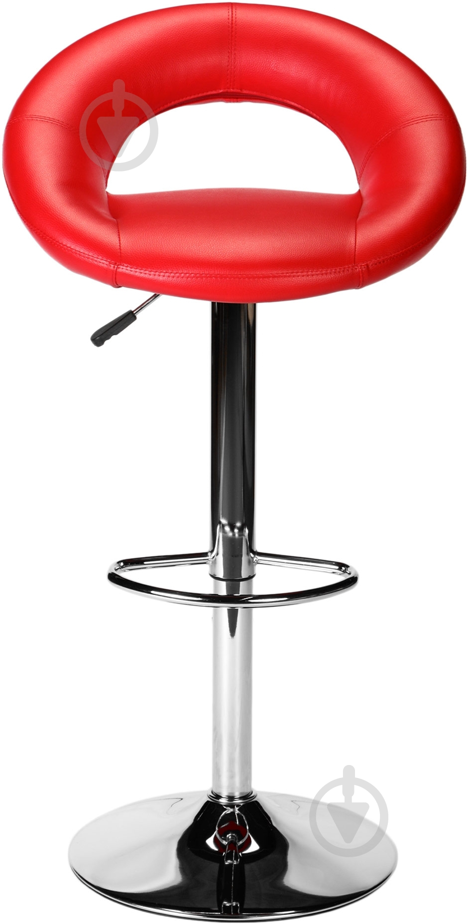 Стул барный Nowy Styl барний ROSE CHROME (CH) V-27 красный - фото 2 Стул барный Nowy Styl барний ROSE CHROME (CH) V-27 красный - фото 2