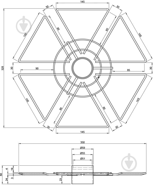 Держатель для бокалов Smart 80780 I хром - фото 2