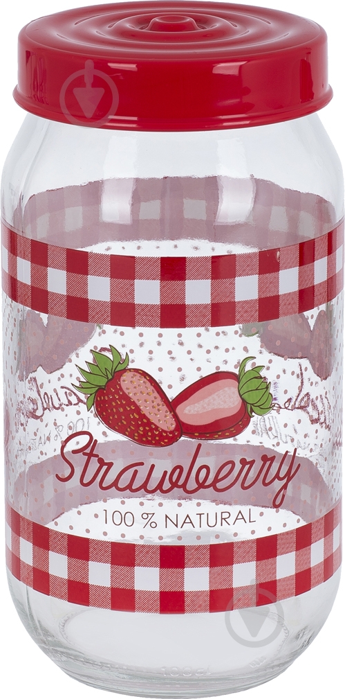 Банка Herevin Strawberry 1 л 171541-058 - фото 1