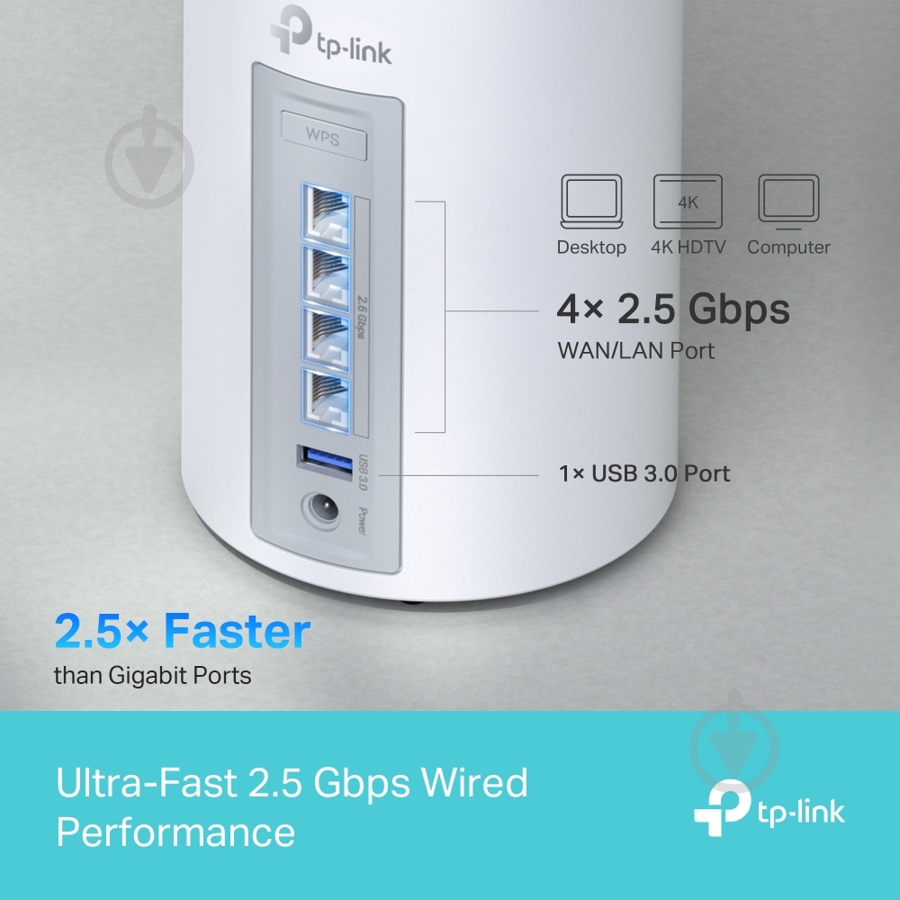 Система Wi-Fi Mesh TP-Link DECO-BE65-2-PACK - фото 5