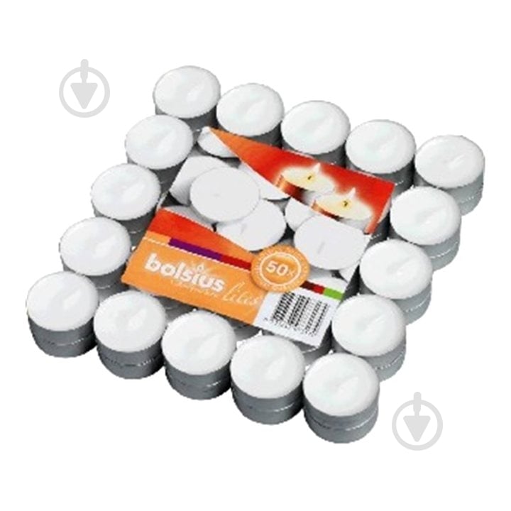 Свічки чайні 3,5 години 50шт Bolsius - фото 1