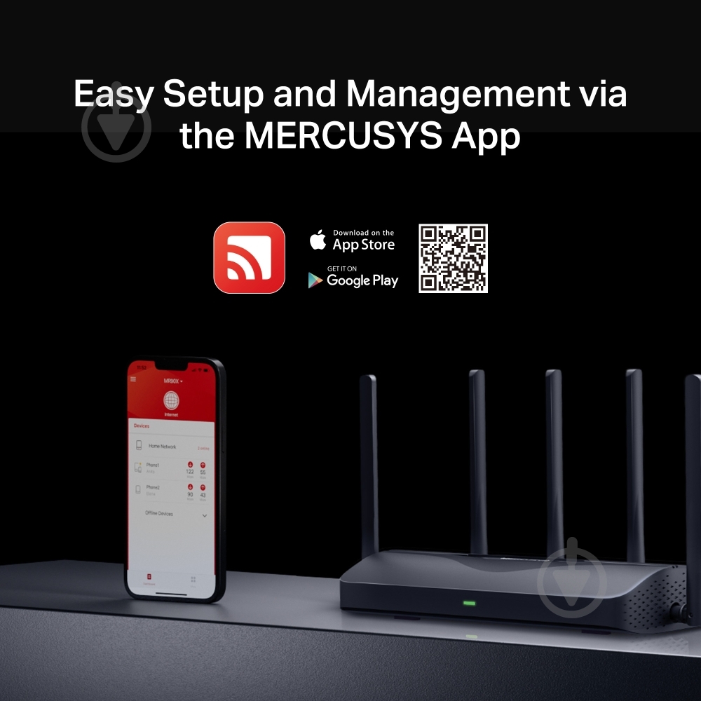 Маршрутизатор Mercusys MR47BE - фото 7 Маршрутизатор Mercusys MR47BE - фото 7