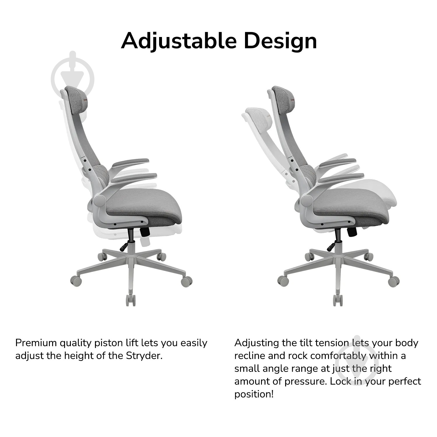 Кресло офисное Cougar STRYDER WHITE белый - фото 18