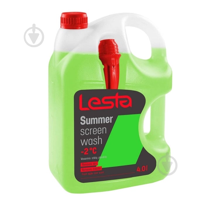 Омивач скла Lesta літо -2 °С 4 л - фото 1 Омивач скла Lesta літо -2 °С 4 л - фото 1