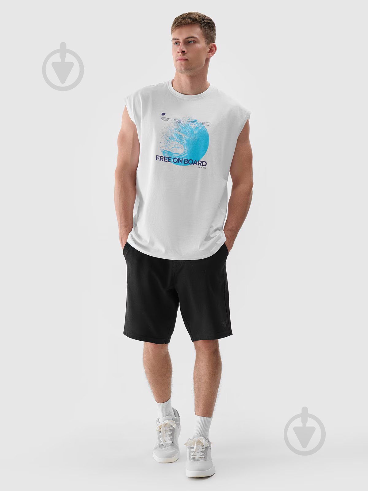 Футболка 4F SLEEVELESS M148 4FRSS24TSLEM148-10S р.M белый - фото 3 Футболка 4F SLEEVELESS M148 4FRSS24TSLEM148-10S р.M белый - фото 3