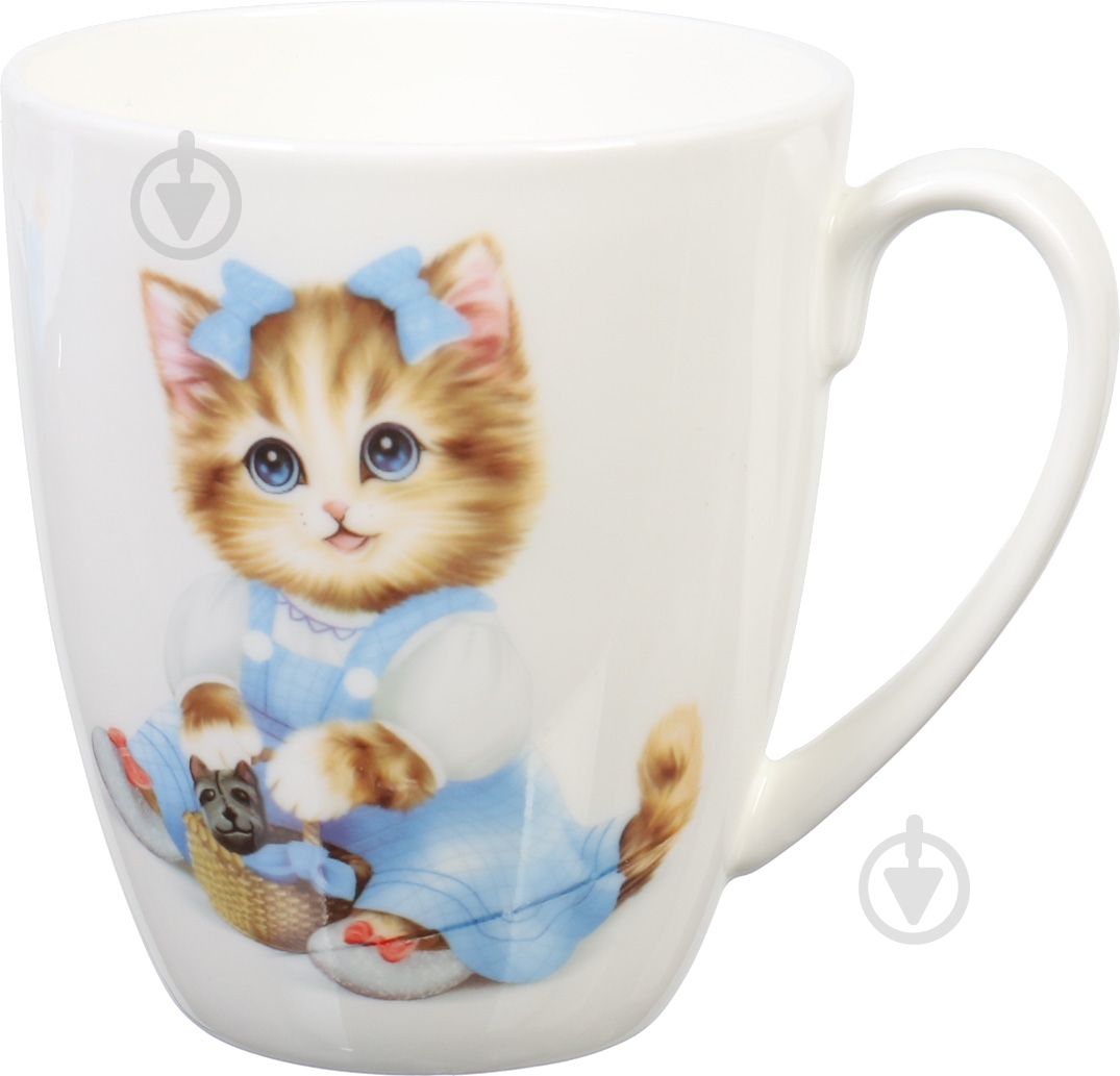 Чашка для чая Fiora Friendly Kitten 370 мл - фото 1