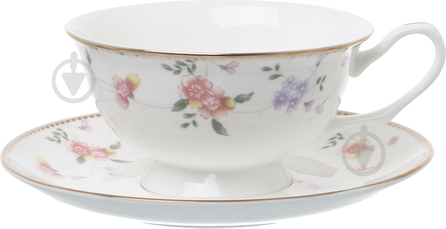 Чашка з блюдцем Fiora Fairytale 220 мл в подарунковій упаковці - фото 1