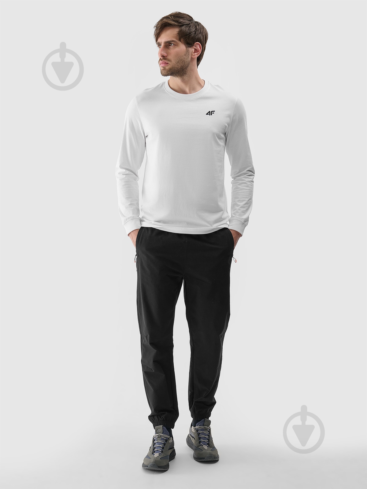Футболка 4F LONGSLEEVE M432 4FWMM00TLONM432-10S р.M білий - фото 4