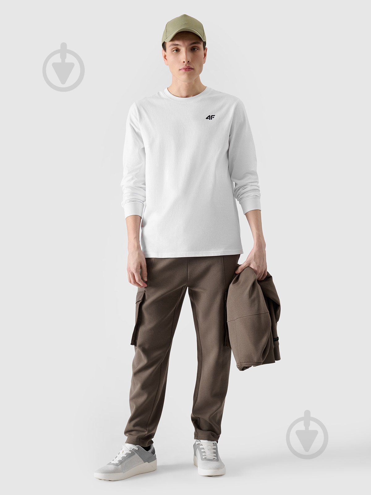 Футболка 4F LONGSLEEVE M432 4FWMM00TLONM432-10S р.M білий - фото 5