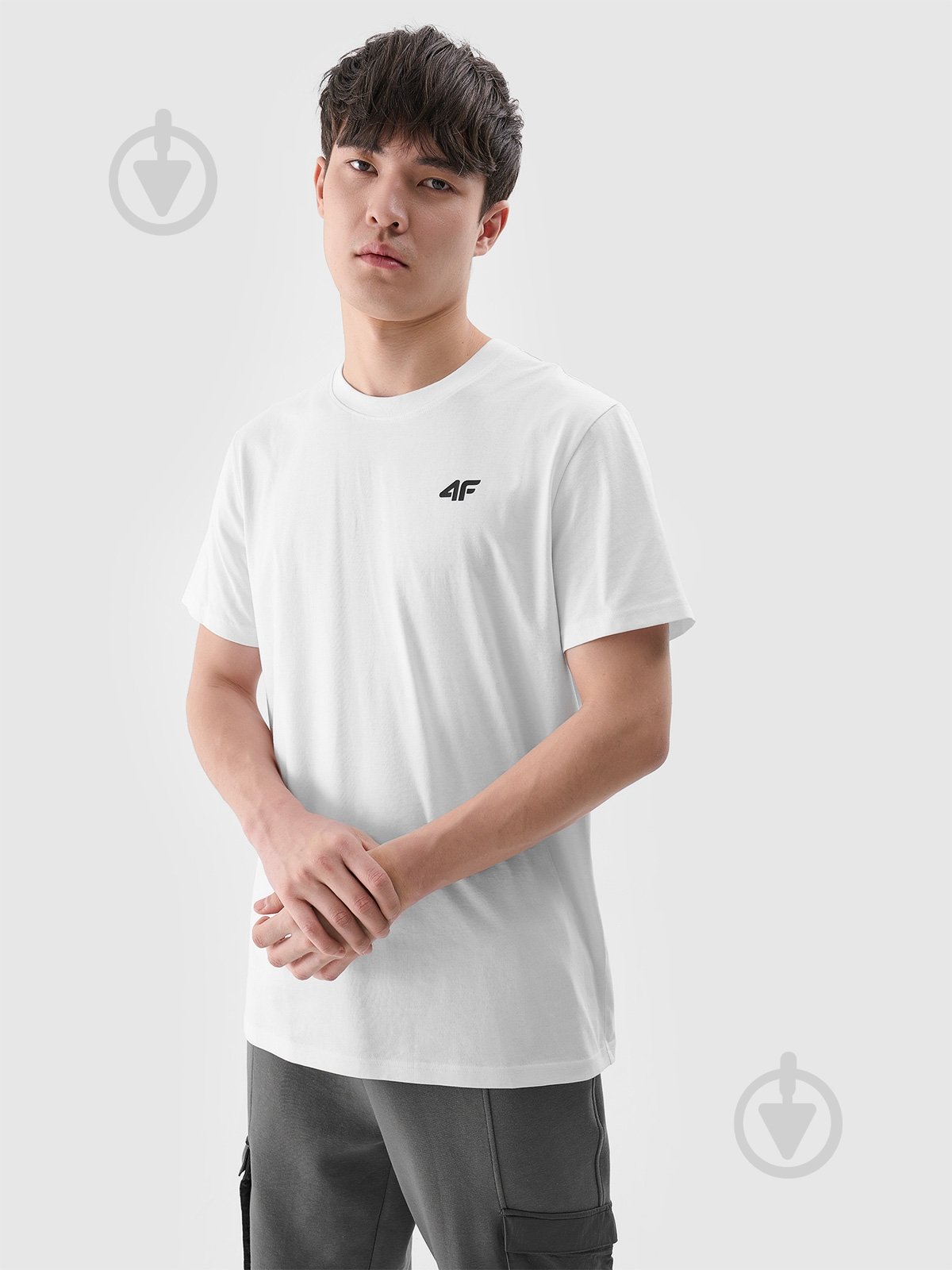 Футболка 4F TSHIRT M2256 4FWMM00TTSHM2256-10S р.M білий - фото 1