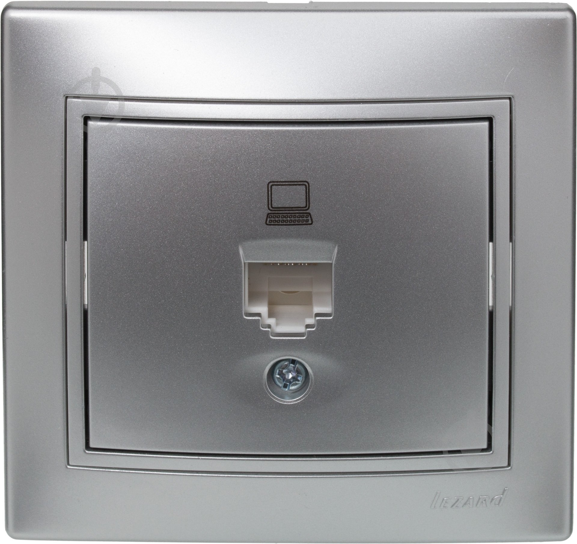 Розетка комп’ютерна Lezard Mira сірий 701-1010-139 - фото 1 Розетка комп’ютерна Lezard Mira сірий 701-1010-139 - фото 1