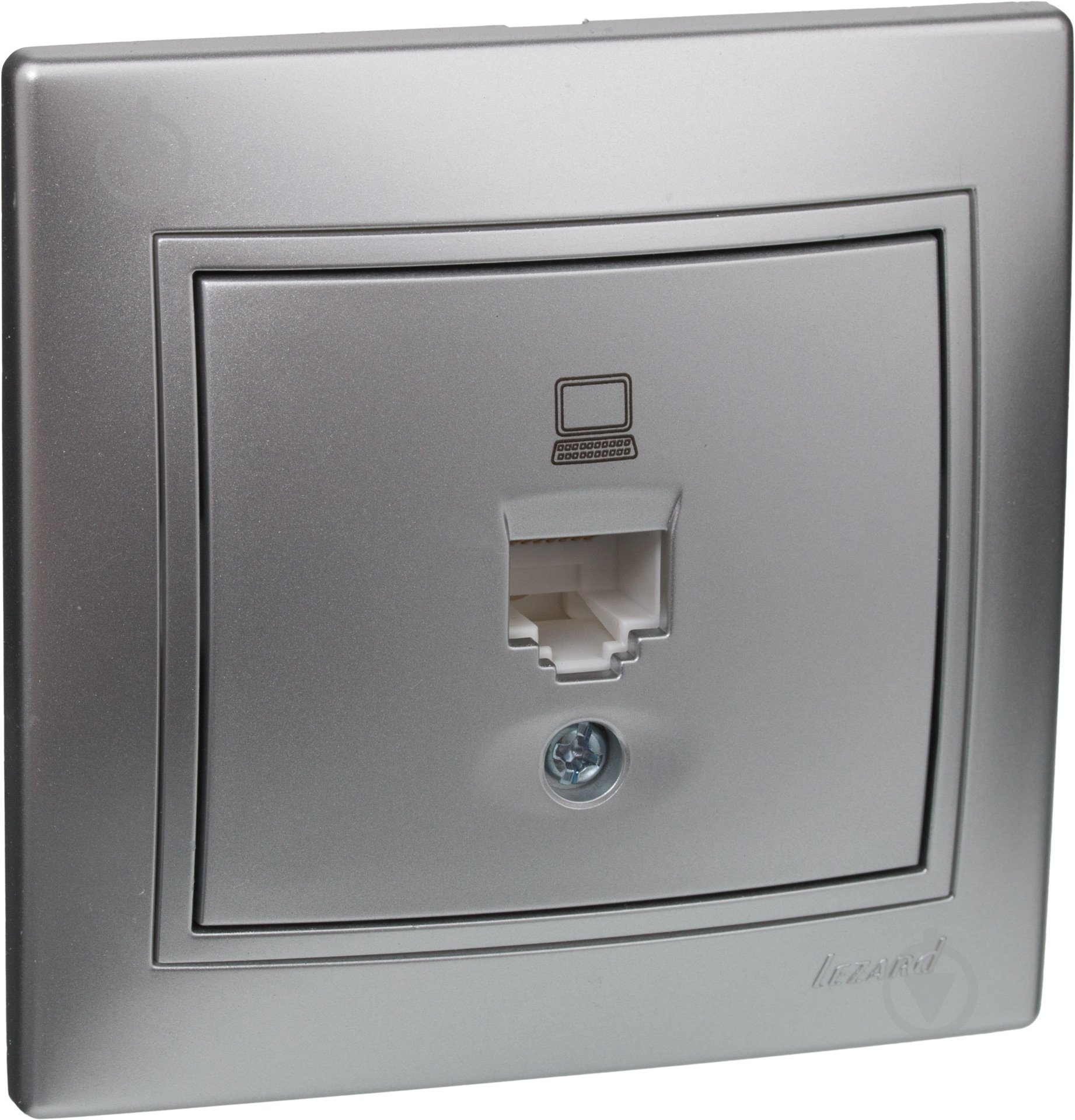 Розетка комп’ютерна Lezard Mira сірий 701-1010-139 - фото 2 Розетка комп’ютерна Lezard Mira сірий 701-1010-139 - фото 2