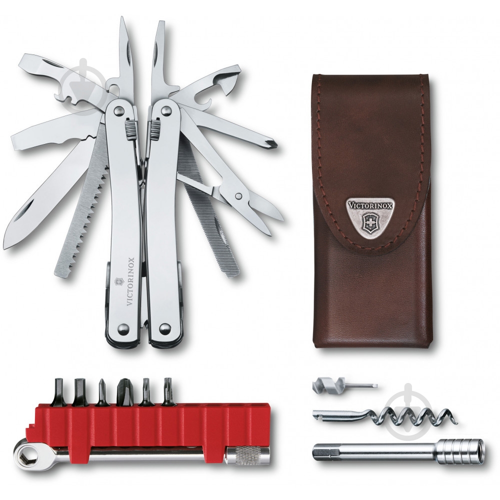 ᐉ Мультитул Victorinox SWISSTOOL SPIRIT X PLUS RATCHET (33 інстр ᐉ Мультитул Victorinox SWISSTOOL SPIRIT X PLUS RATCHET (33 інстр