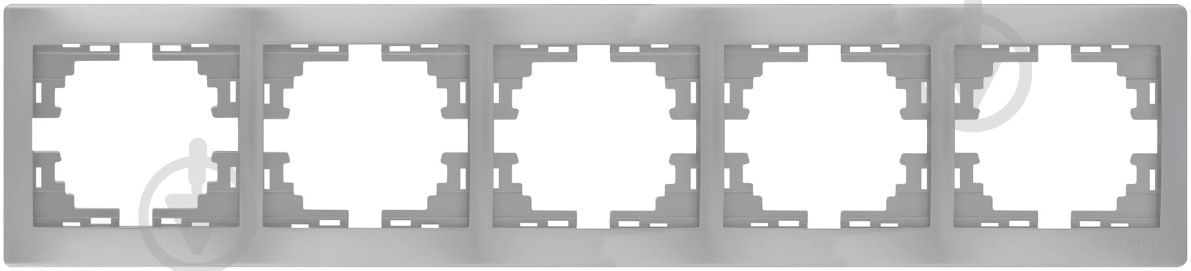 Рамка пятиместная Lezard MIRA горизонтальная серый 701-1000-150 - фото 1 Рамка пятиместная Lezard MIRA горизонтальная серый 701-1000-150 - фото 1