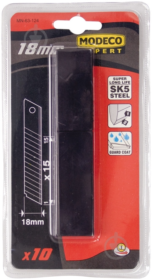 Лезвие сегментное MODECO  MN-63-124 - фото 2