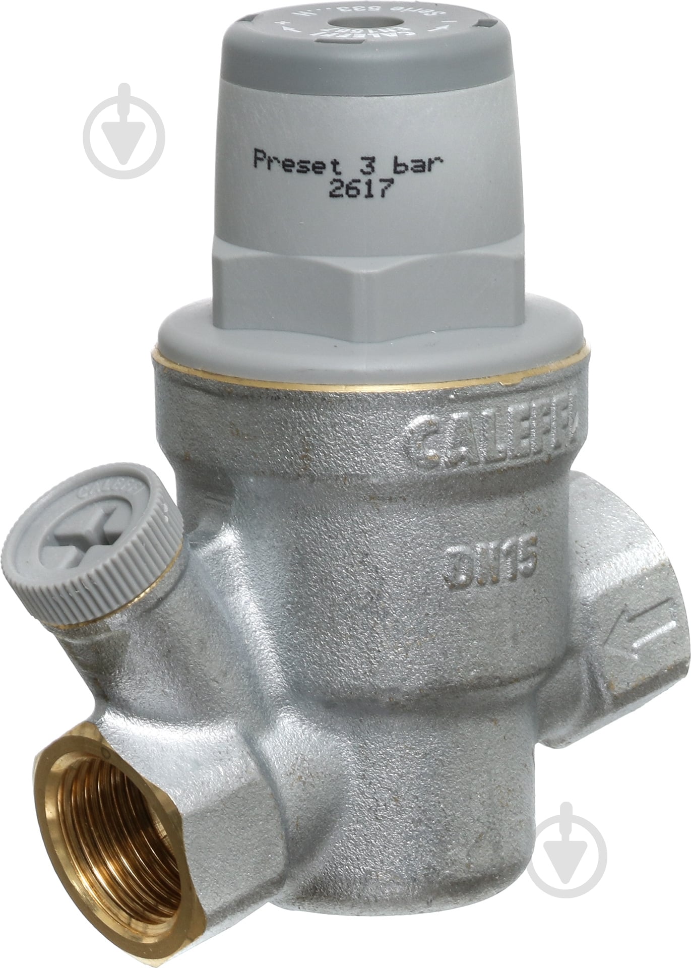 Редуктор понижения давления Caleffi для горячей воды с отверстием для манометра 533441H - фото 3