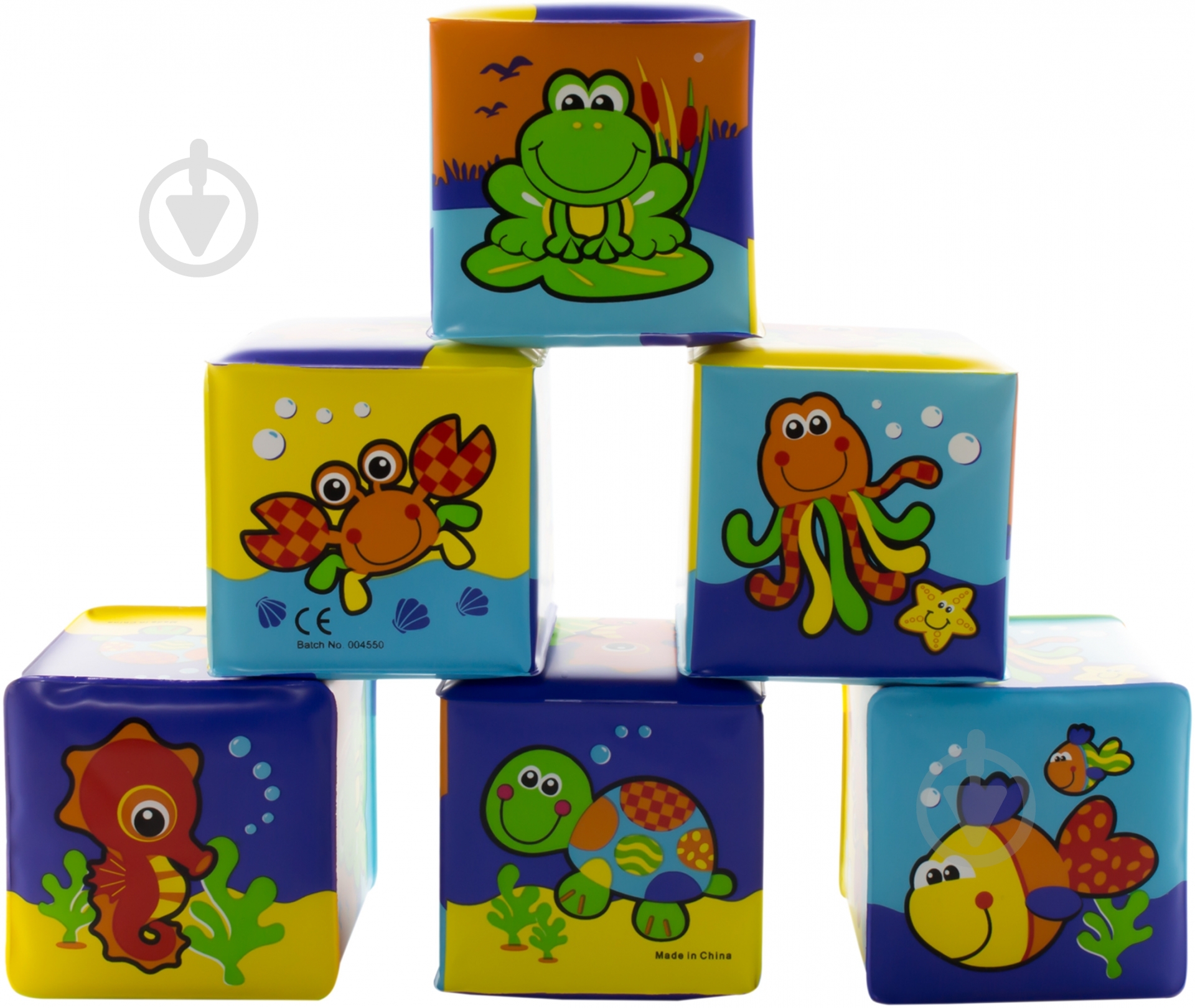 Кубики Playgro для ванної 0181170 - фото 1