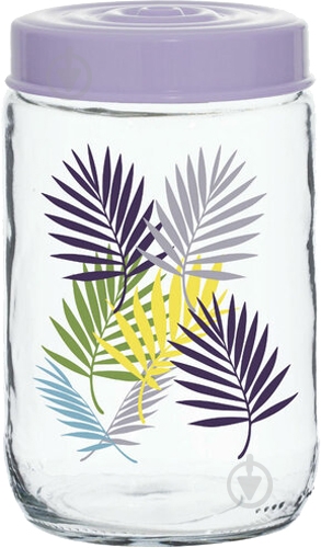 Банка Herevin Fiolet Leaf 0,6 л - фото 1 Банка Herevin Fiolet Leaf 0,6 л - фото 1