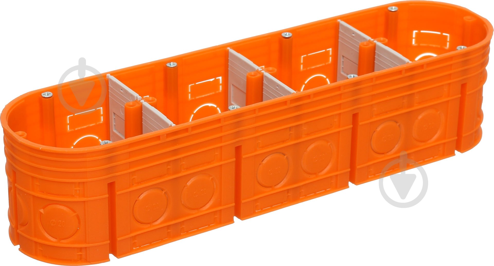 Коробка установочная четырехместная Simet Multiwall полипропилен M4x60F - фото 1 Коробка установочная четырехместная Simet Multiwall полипропилен M4x60F - фото 1