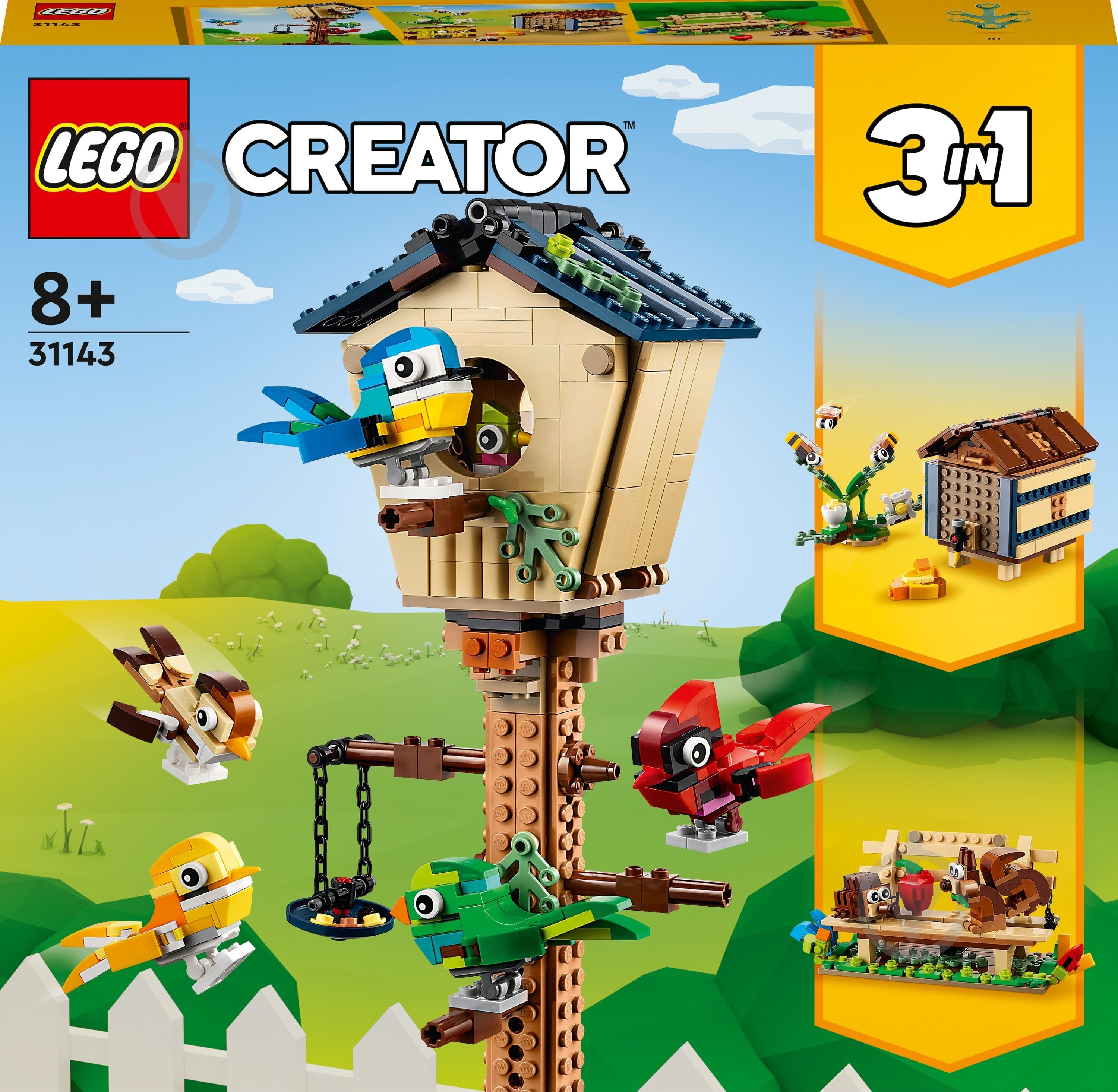 Конструктор LEGO Creator Скворечник 31143 - фото 1 Конструктор LEGO Creator Скворечник 31143 - фото 1