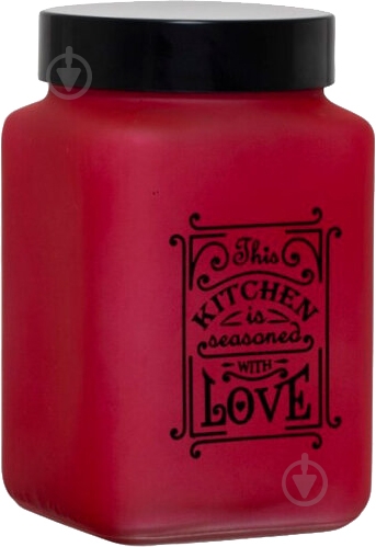 Банка Herevin Kitchen Red Mat 1,5 л - фото 1